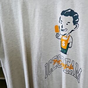 Mens new with tags Icecream tshirt  light grey
